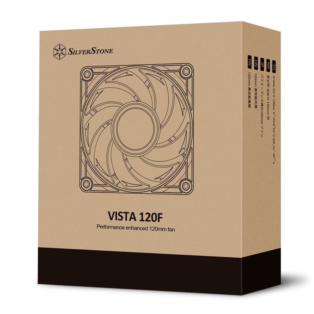 Вентилятор Silverstone VISTA 120F G52VS120BF00020 Performance enhanced 120mm fan SST-VS120B-F