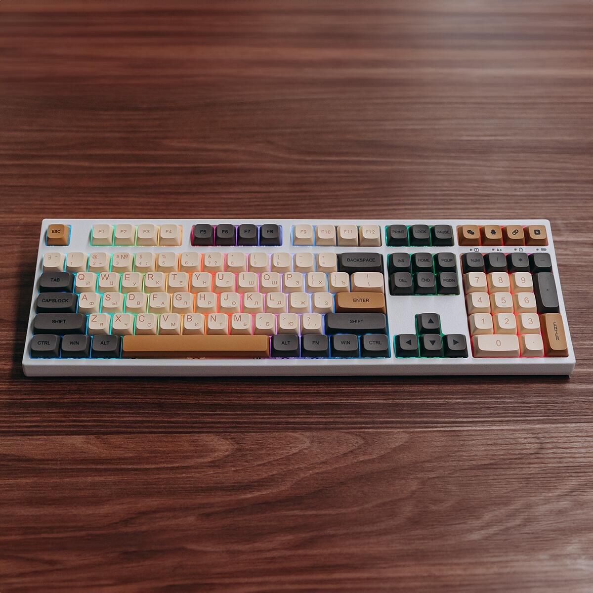 Клавиатура Epomaker EP108 Keyboard, Gateron Pro 2.0 Yellow, White, Dawn