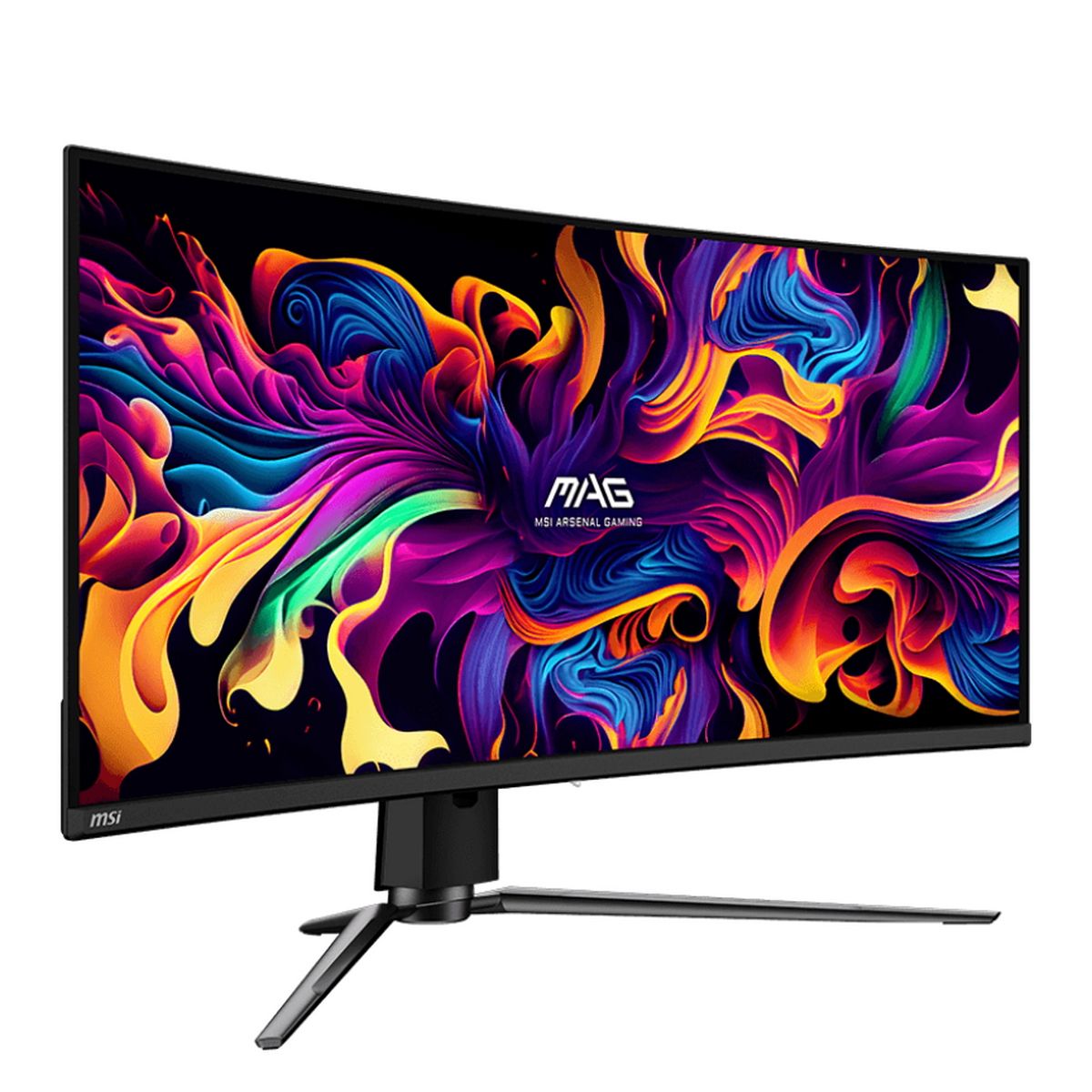 Монитор MSI MAG 341CQP QD-OLED 34.18" Black (QD-OLED, 3440x1440, HDMI+HDMI+DP+Type C, USB Hub, 0.03 ms, 178°/178°, 250 cd/m, 1500000:1, 175Hz, Curved)