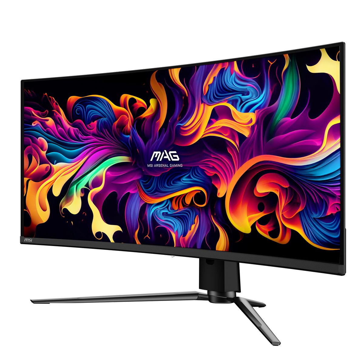 Монитор MSI MAG 341CQP QD-OLED 34.18" Black (QD-OLED, 3440x1440, HDMI+HDMI+DP+Type C, USB Hub, 0.03 ms, 178°/178°, 250 cd/m, 1500000:1, 175Hz, Curved)