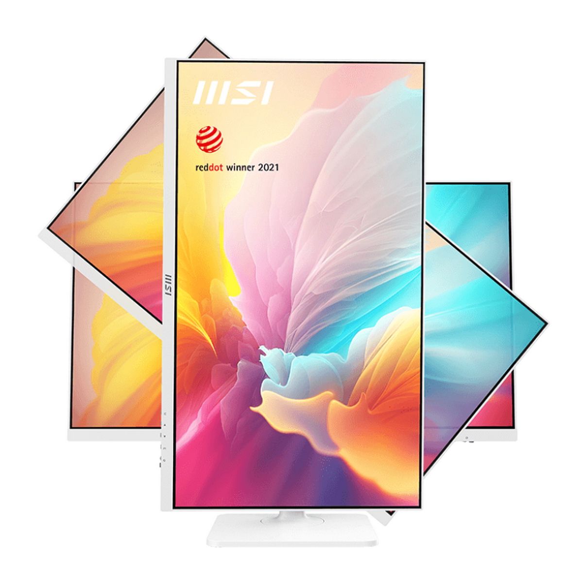 Монитор MSI Modern MD272QXPW 27" White (IPS, 2560x1440, HDMI+DP+Type C, USB Hub, 1 ms, 178°/178°, 400 cd/m, 1000:1 (100M:1), 100Hz, MM, Pivot)