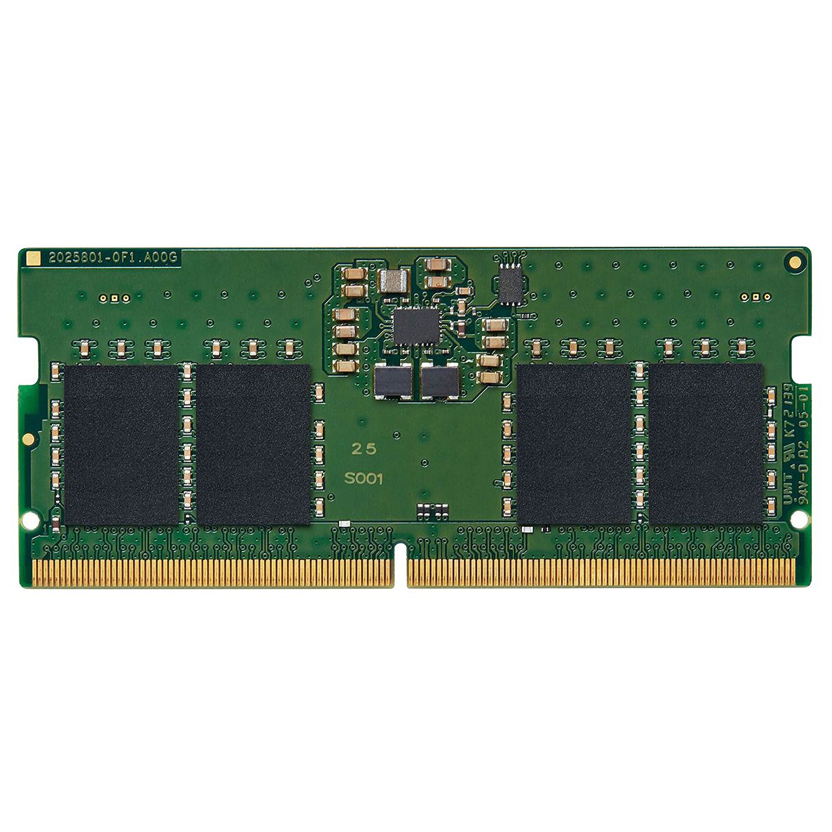 Модуль памяти Kingston 8GB 4800MT/s DDR5 Non-ECC CL40 SODIMM 1Rx16