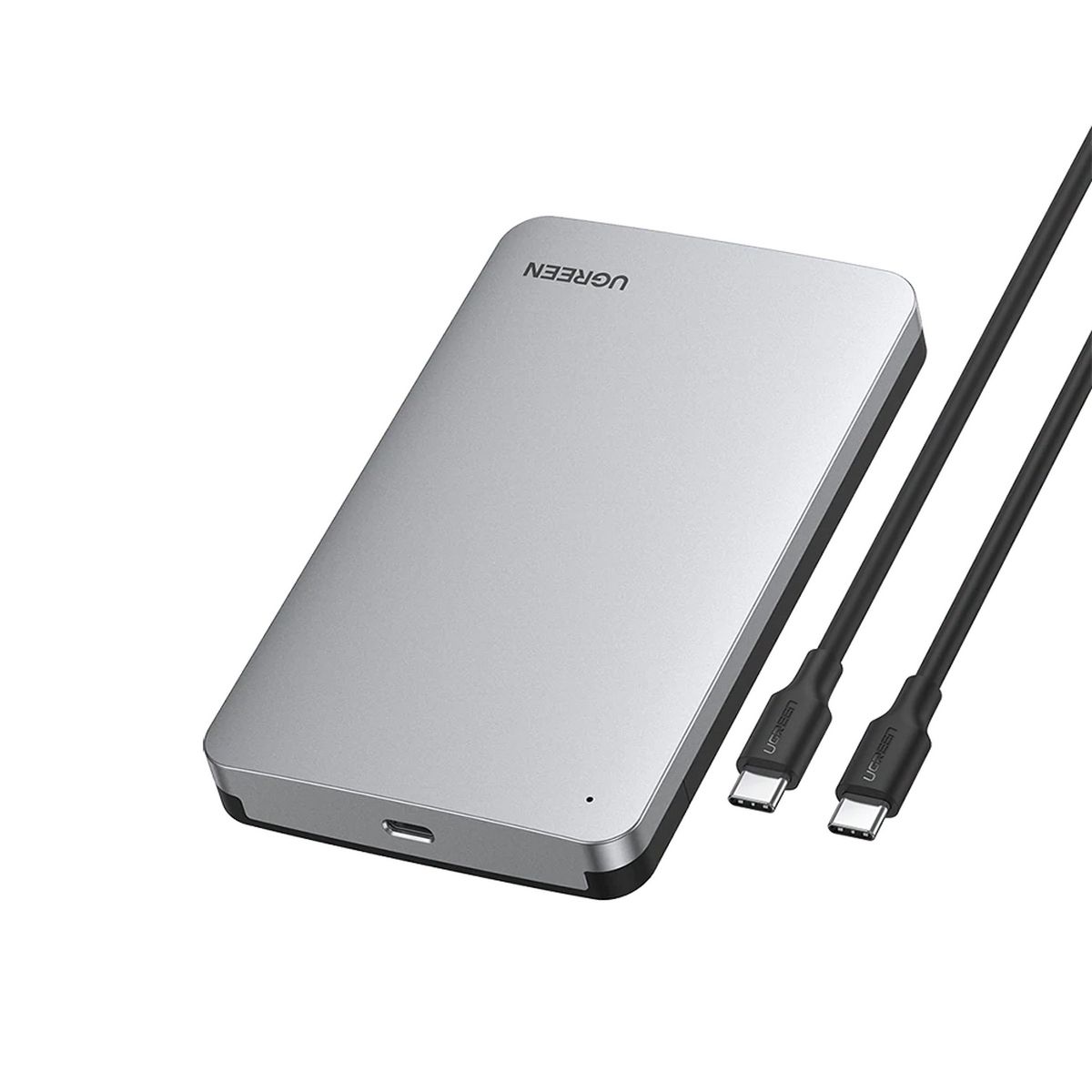 70498 - Бокс внешний для жесткого диска UGREEN CM300 (70498) 2.5-Inch SATA  External Hard Drive Enclosure. Цвет: серый