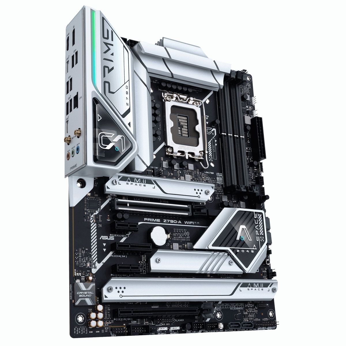Материнская плата ASUS PRIME Z790-A WIFI LGA1700 ATX 4xDDR5 2xPCIEx16 PCIEx4 2xPCIEx1 4xM.2 2хUSB-C DP HDMI 2.5GLAN Wi-Fi 6Е