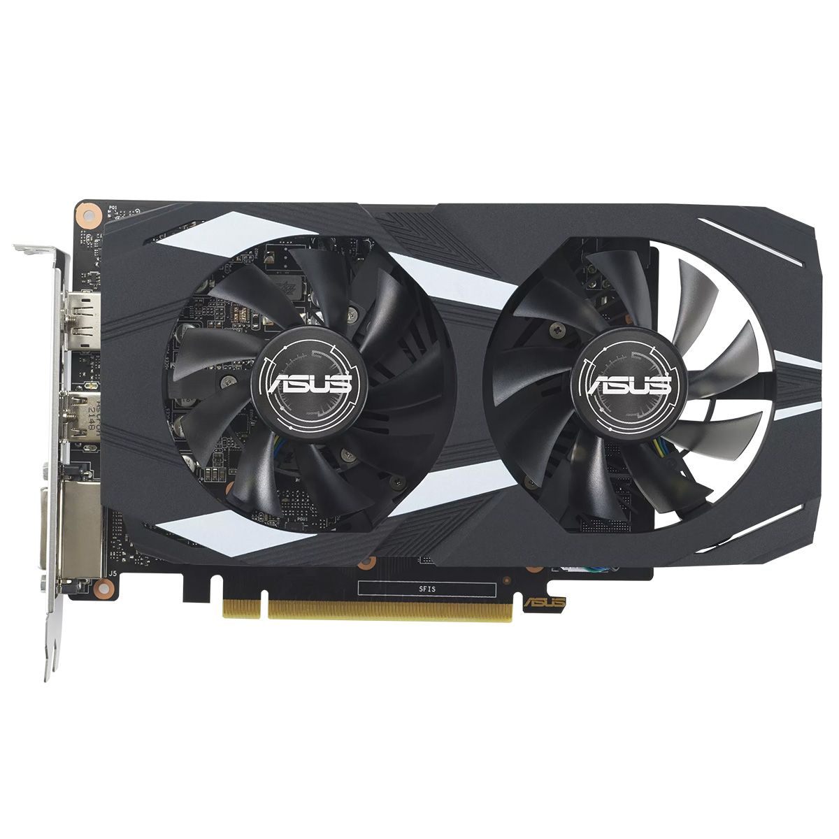 Видеокарта ASUS DUAL-GTX1650-O4GD6-P-EVO /GTX1650,DVI,HDMI,DP,4G,D6