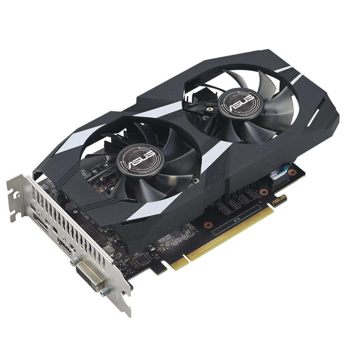 Видеокарта ASUS DUAL-GTX1650-O4GD6-P-EVO /GTX1650,DVI,HDMI,DP,4G,D6