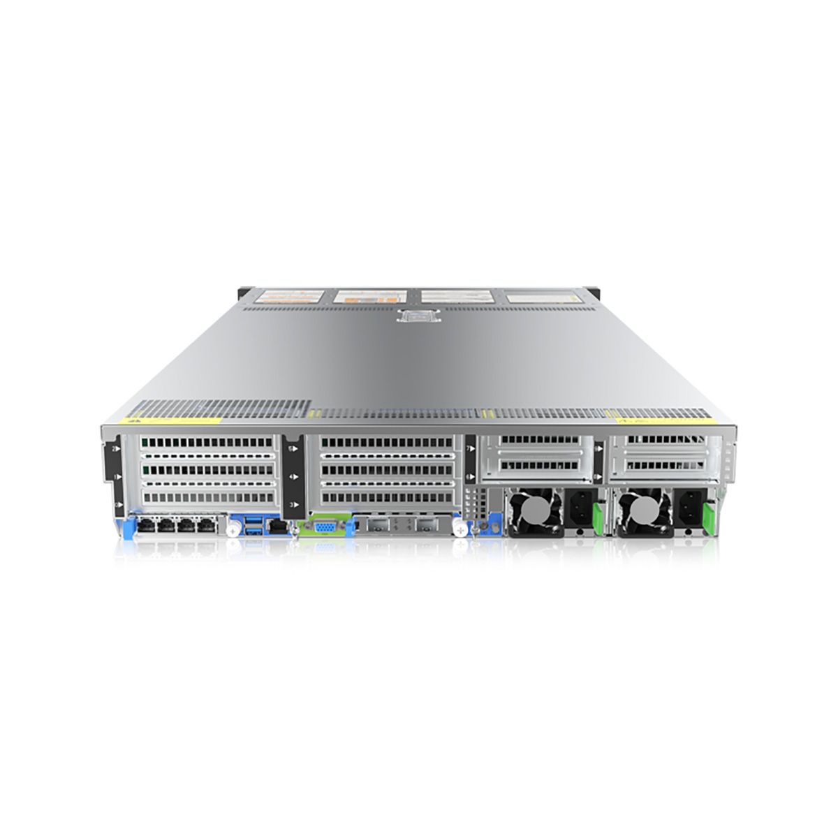Платформа системного блока Gooxi SL201-D12R-NV-G4 2U Direct-attached Backplane 12_2.5/3.5 SAS/SATA/NVMe Hard Drive Bay Eagle-stream Server Barebone, 800W CRPS, w/o rail kit