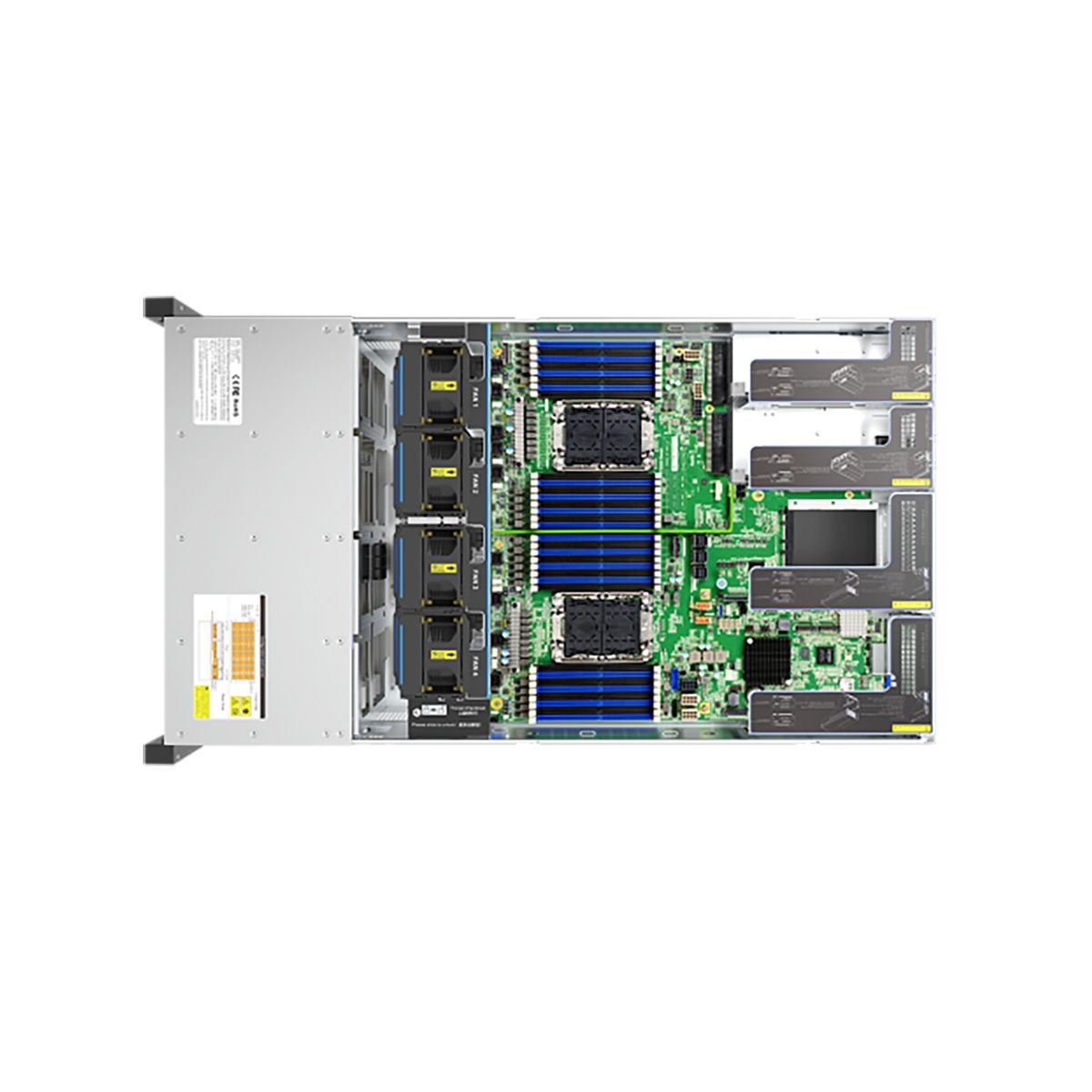 Платформа системного блока Gooxi SL401-D24RE-G3 4U Expander Backplane 24_2.5/3.5 SAS/SATA Hard Drive Bay Whitley Server Barebone, 800W CRPS, w/o rail kit