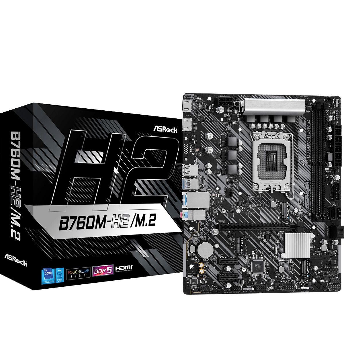 Материнская плата ASRock B760M-H2/M.2,