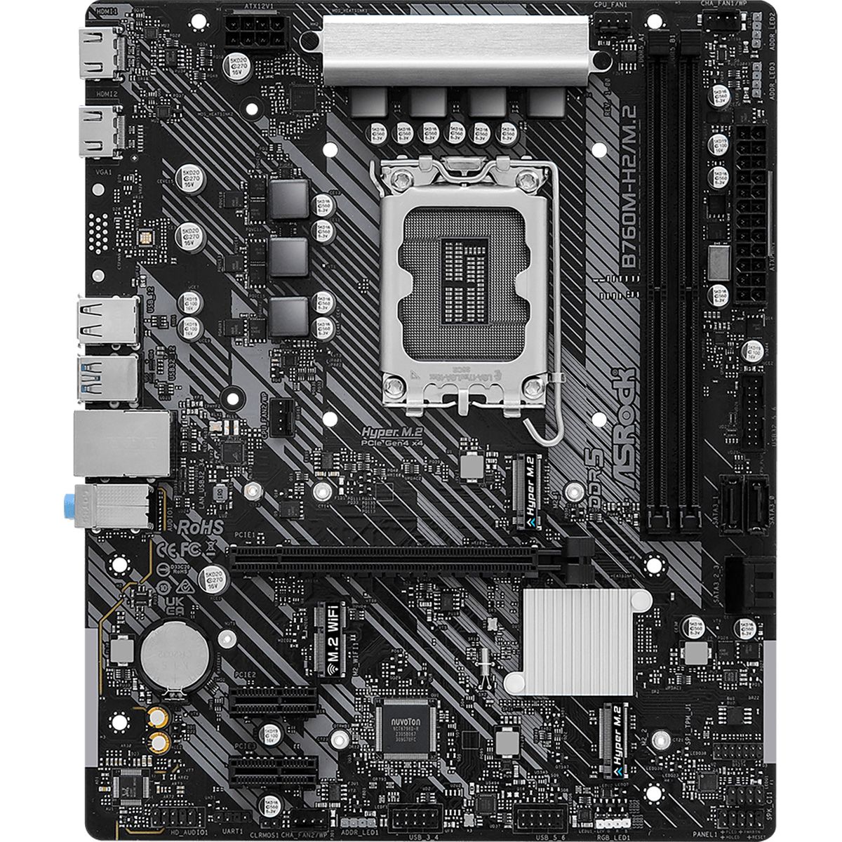 Материнская плата ASRock B760M-H2/M.2,
