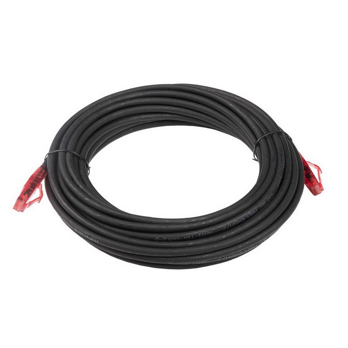 Кабельная сборка Hyperline PC-LPM-UTP-RJ45-RJ45-C5e-10M-LSZH-BK Патч-корд U/UTP, Cat.5e (100% Fluke Component Tested), LSZH,10м , черный