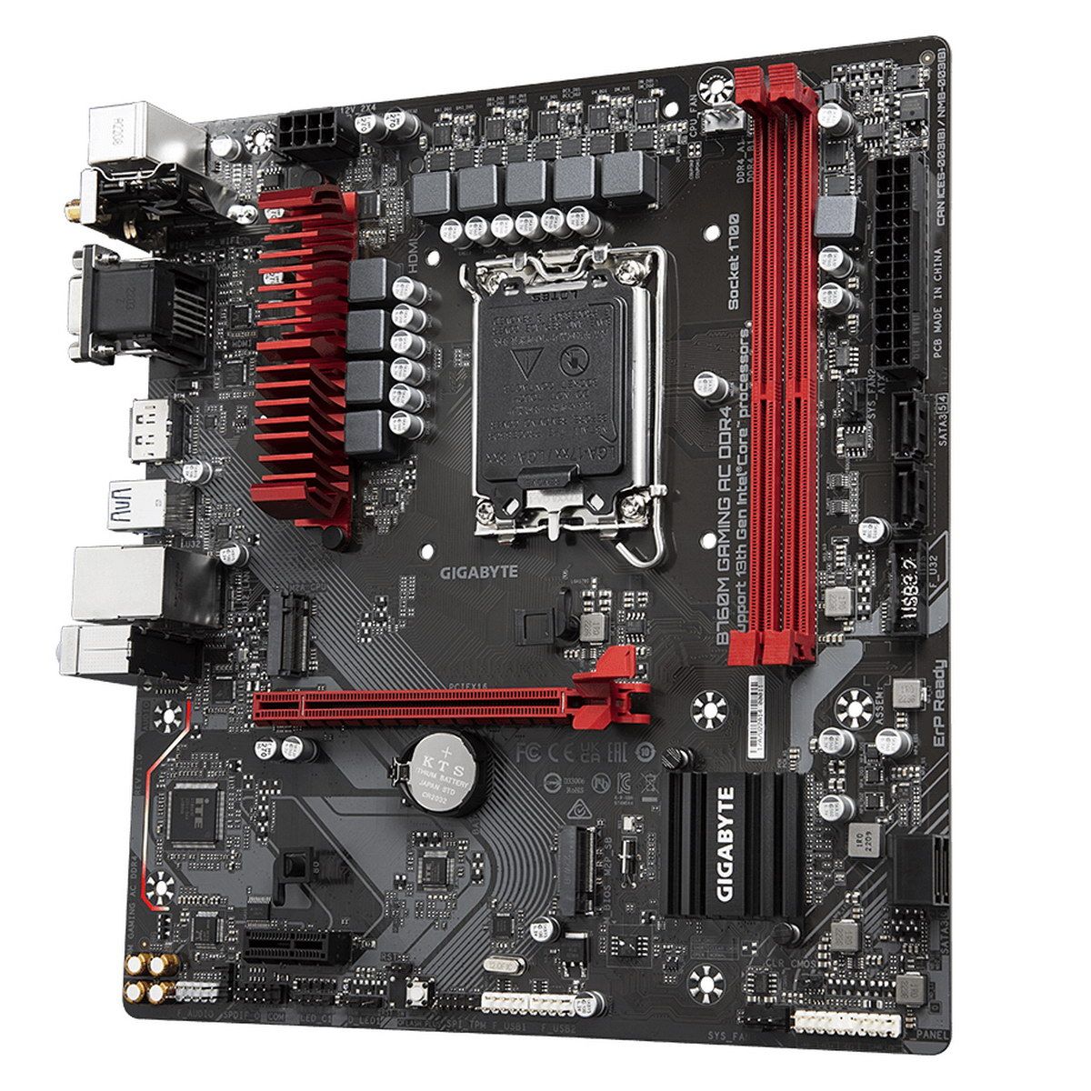 Материнская плата Gigabyte B760M GAMING AC DDR4, RTL
