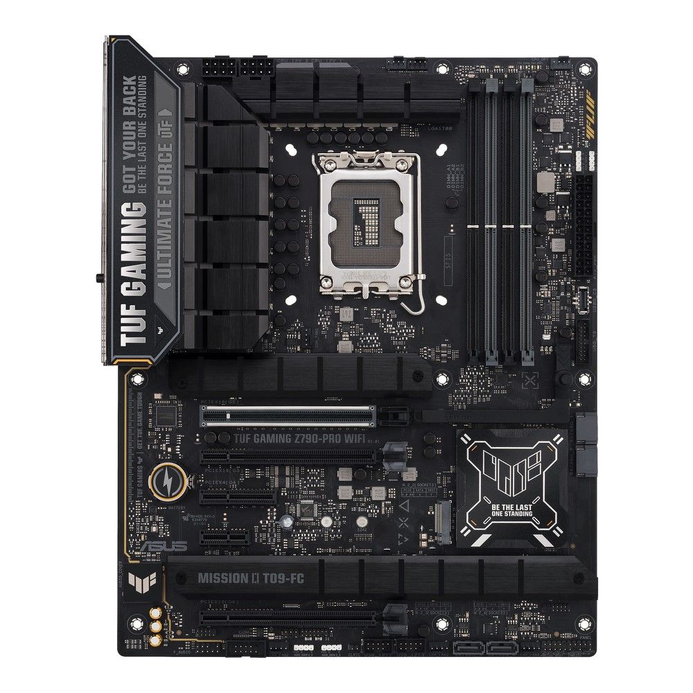 Материнская плата ASUS TUF GAMING Z790-PRO WIFI LGA1700 ATX 4xDDR5 3xPCIEx16 PCIEx4 PCIEx1 4xM.2 2хUSB-C DP HDMI 2.5GLAN Wi-Fi 6Е