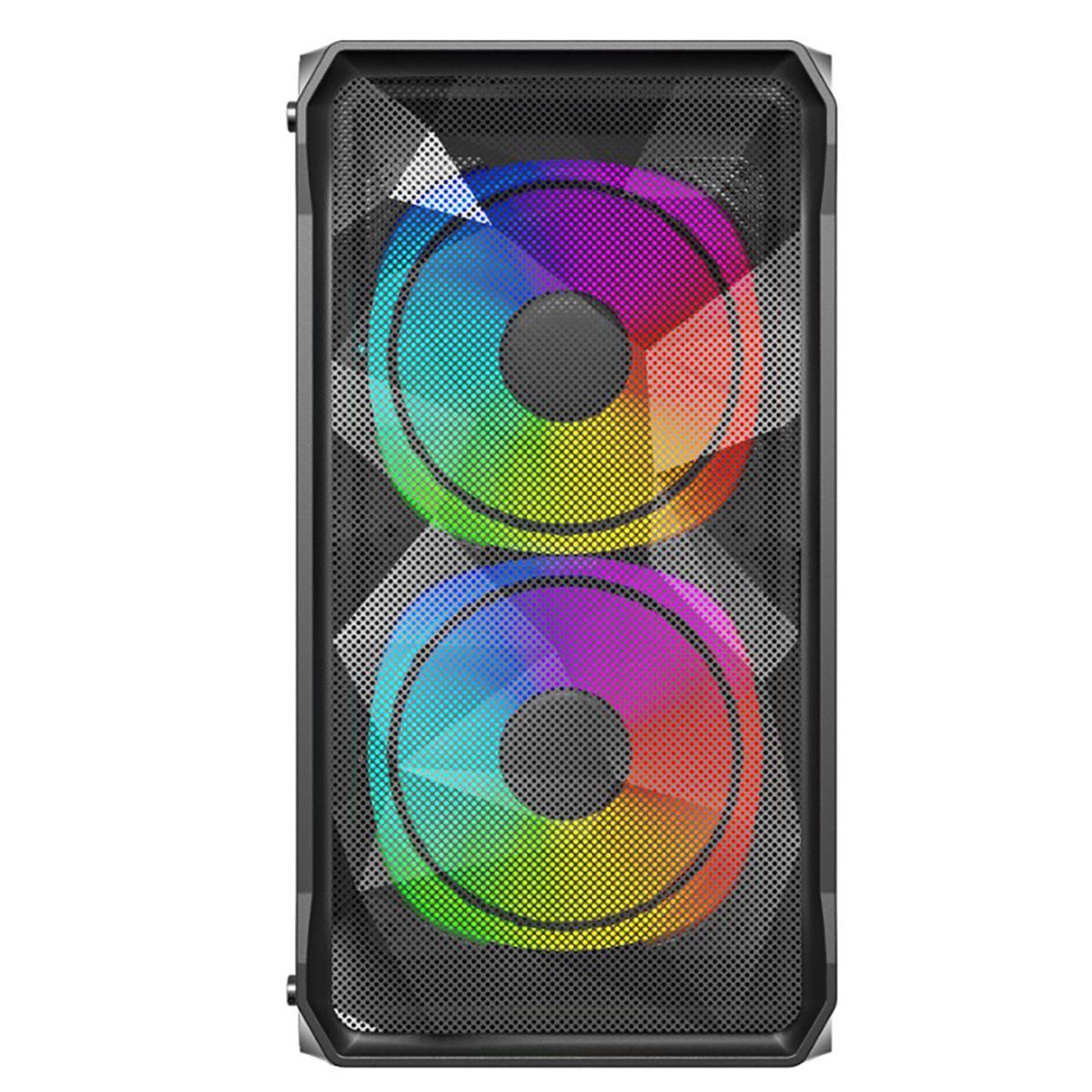 Корпус Powercase Mistral Micro A3B ARGB, Tempered Glass, 2x 140mm ARGB PWM+1x 120mm ARGB PWM, чёрный, mATX (CMMAB-A3)