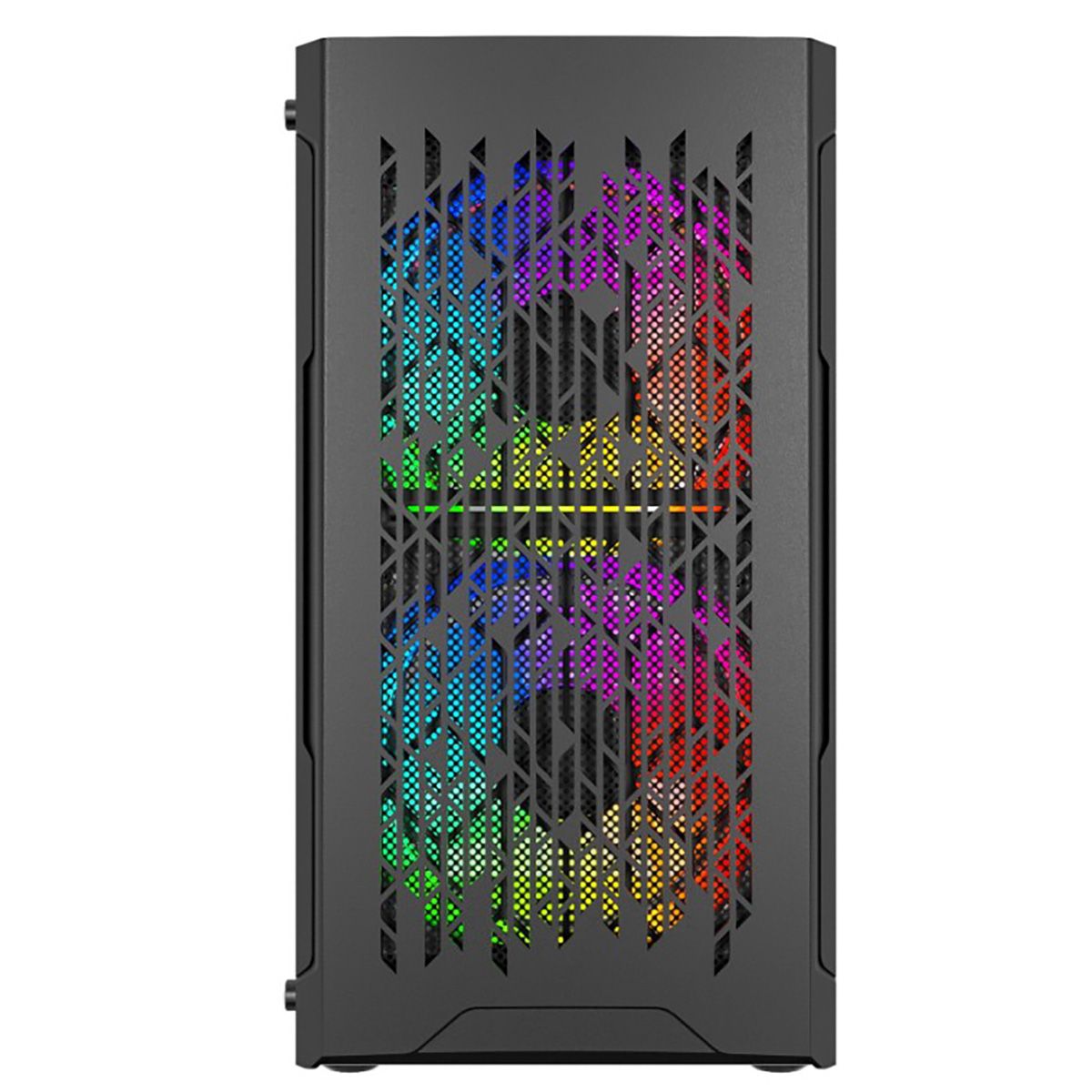 Корпус Powercase Mistral Micro D3B ARGB, Tempered Glass, 2x 140mm ARGB PWM+1x 120mm ARGB PWM, чёрный, mATX (CMMDB-A3)