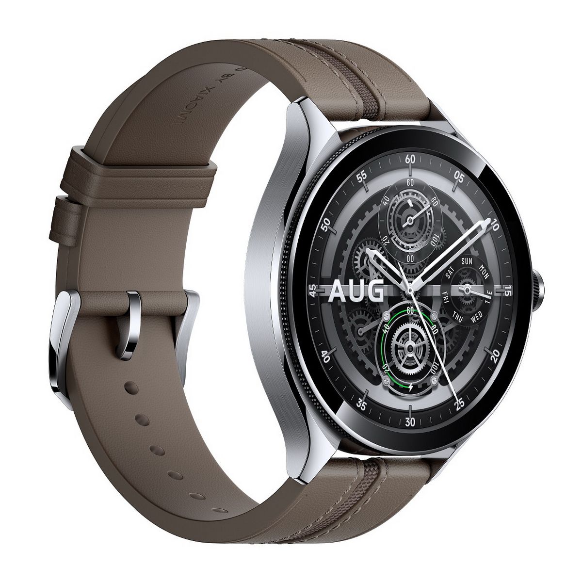 Смарт-часы Xiaomi Watch 2 Pro - Bluetooth® Silver Case with Brown Leather Strap M2234W1 (BHR7216GL)
