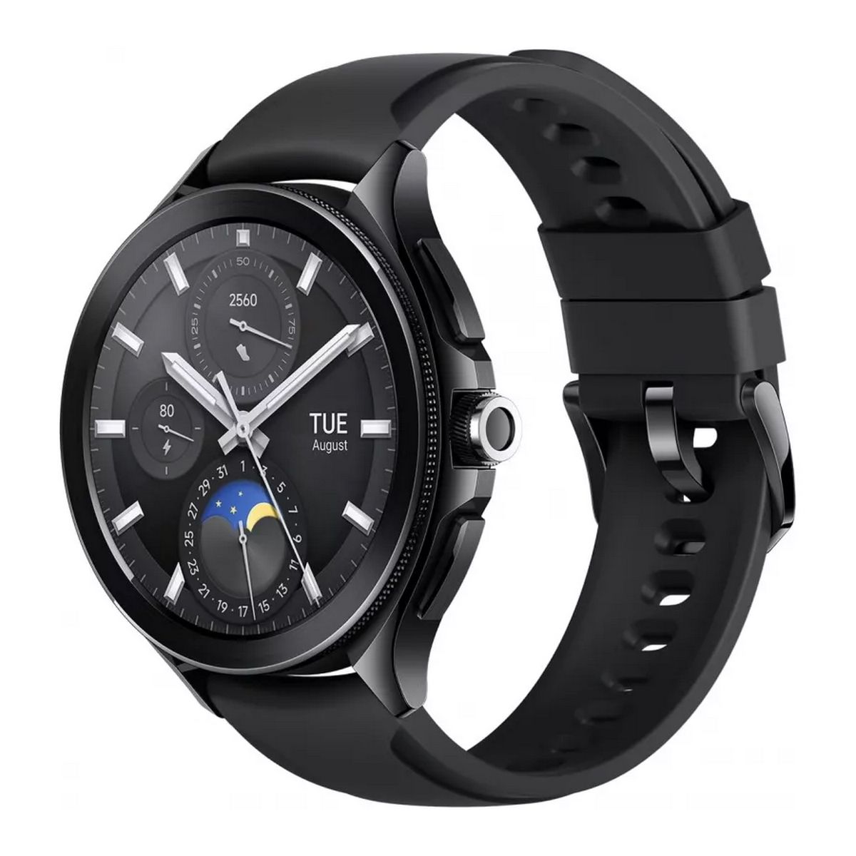 Смарт-часы Xiaomi Watch 2 Pro -Bluetooth® Black Case with Black Fluororubber Strap M2234W1 (BHR7211GL)