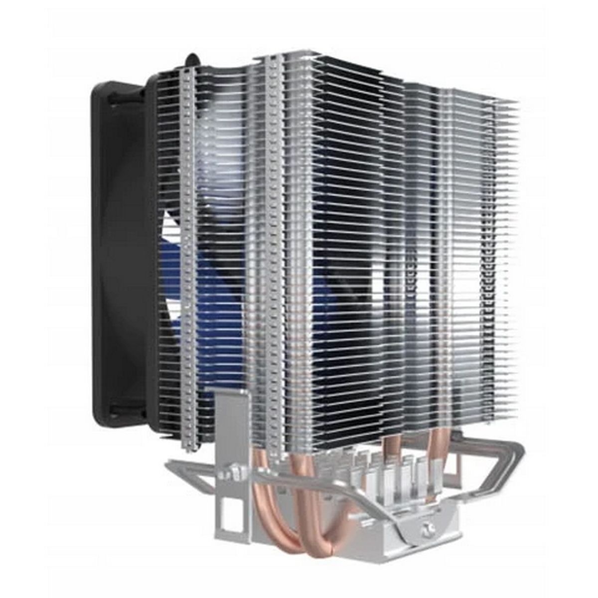 Вентилятор PCCooler Кулер PCCooler S93 V2 S775/115X/AM2/AM3/AM4/FM1/FM2 (40 шт/кор, TDP 102W, вент-р 90мм, 2 тепловые трубки 6мм, 2200RPM, 22dBa)