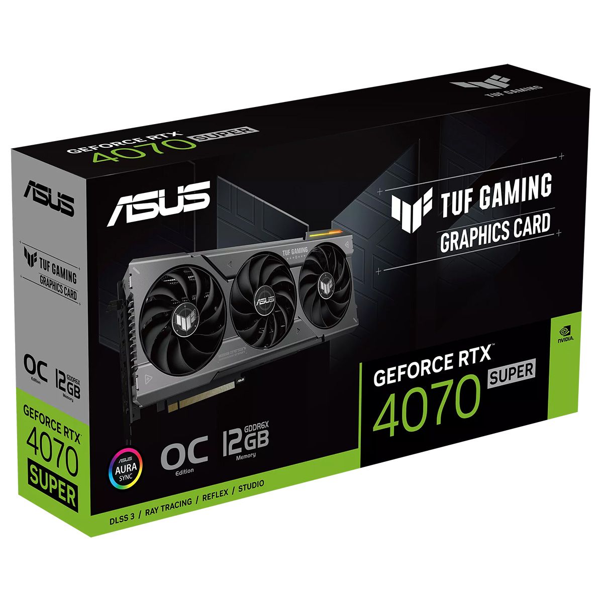 Видеокарта ASUS TUF-RTX4070S-O12G-GAMING /RTX4070S,HDMI,DP*3,12G,D6X