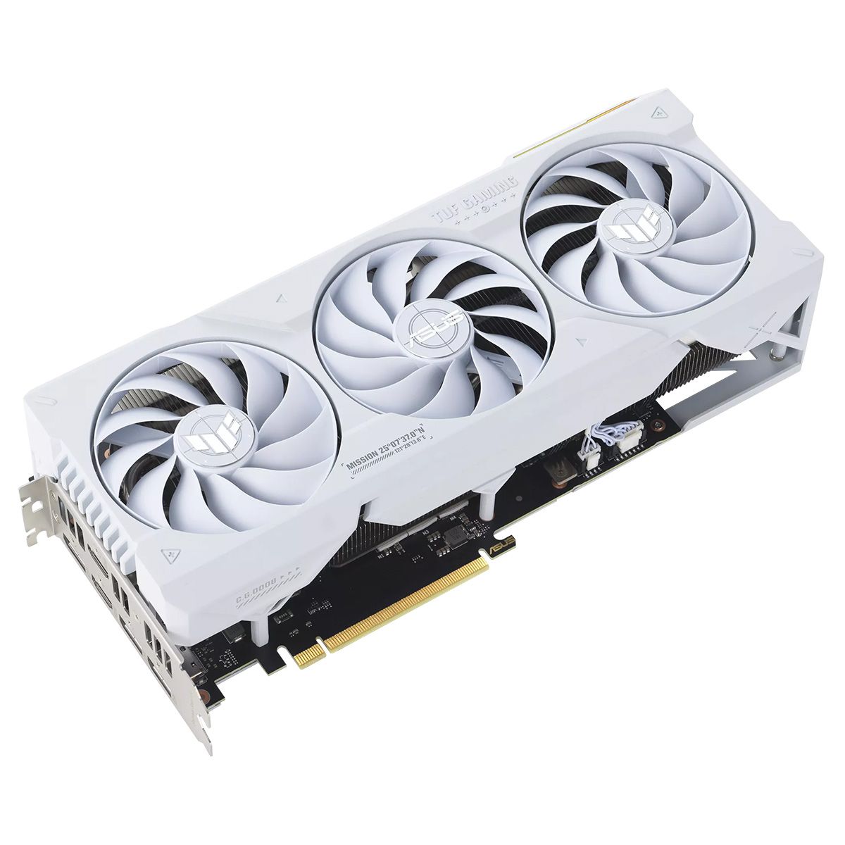Видеокарта ASUS TUF-RTX4070TIS-O16G-WHITE-GAMING /RTX4070TIS ,HDMI*2,DP*3,16G,D6X