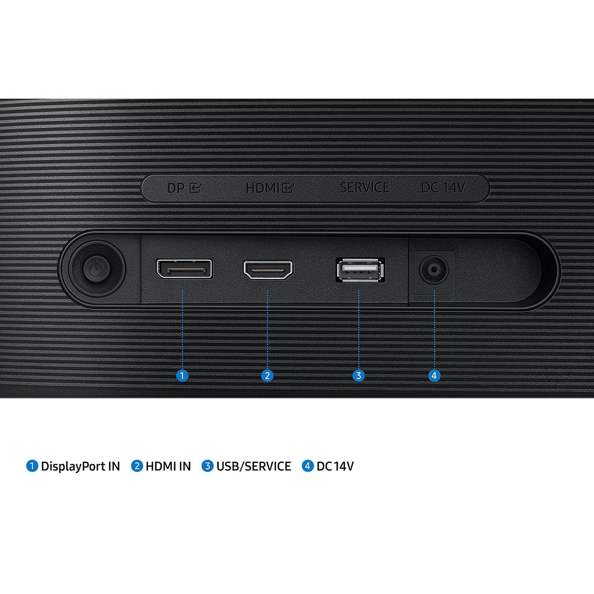 Монитор Samsung S24C330GAI 23.8" Black (IPS, 1920x1080, HDMI+DP, 4 ms, 178°/178°, 250 cd/m, 1000:1, 100Hz)