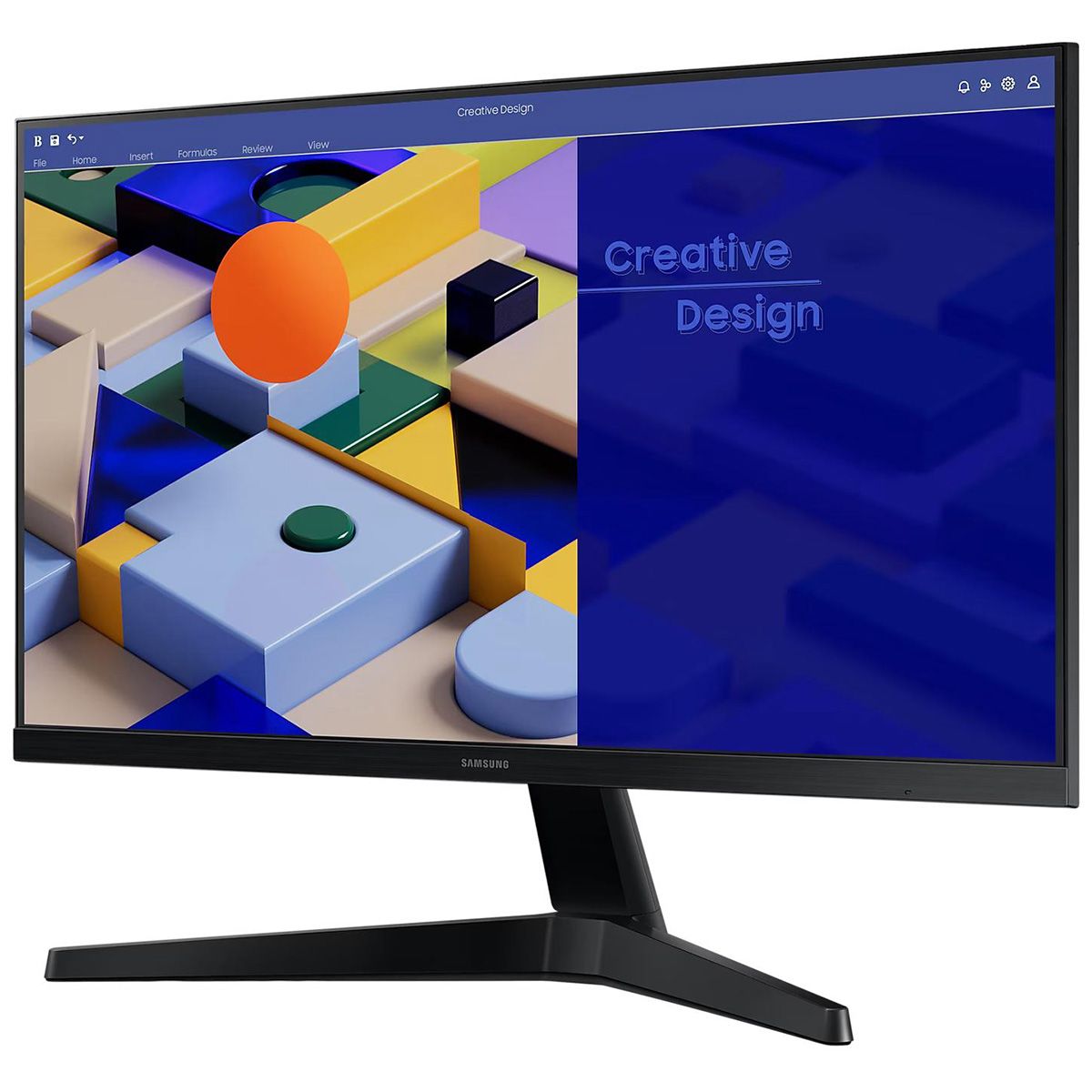 Монитор Samsung 27" S27C310EAI Black (IPS, 1920x1080, D-Sub+HDMI, 5 ms, 178°/178°, 250 cd/m, 1000:1, 75Hz)