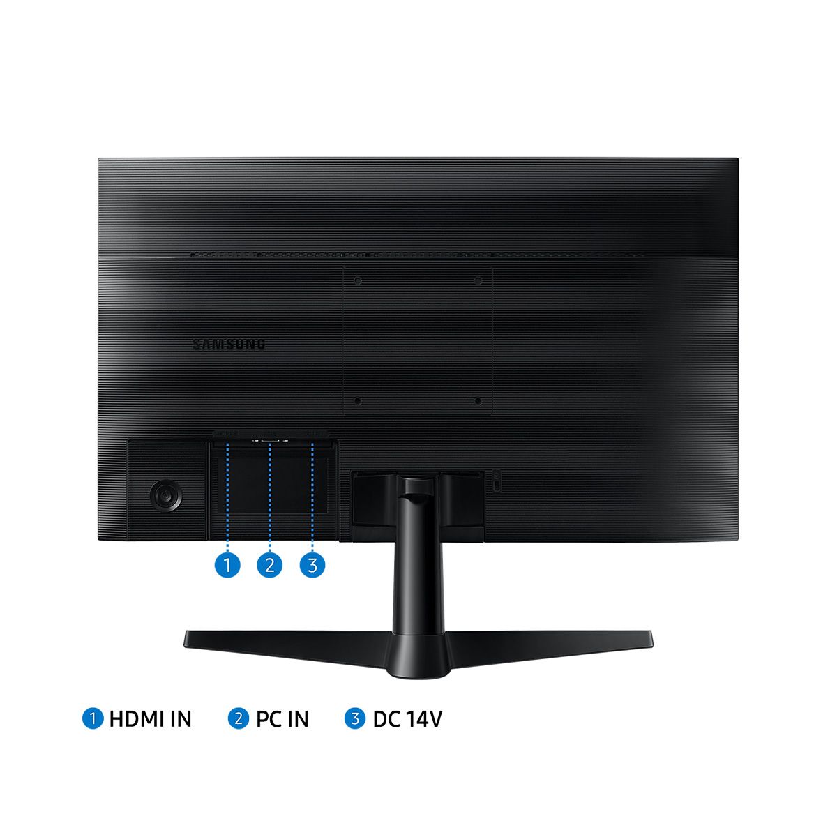 Монитор Samsung 23.8" S24C310EAI Black (IPS, 1920x1080, D-Sub+HDMI, 5 ms, 178°/178°, 250 cd/m, 1000:1, 75Hz)