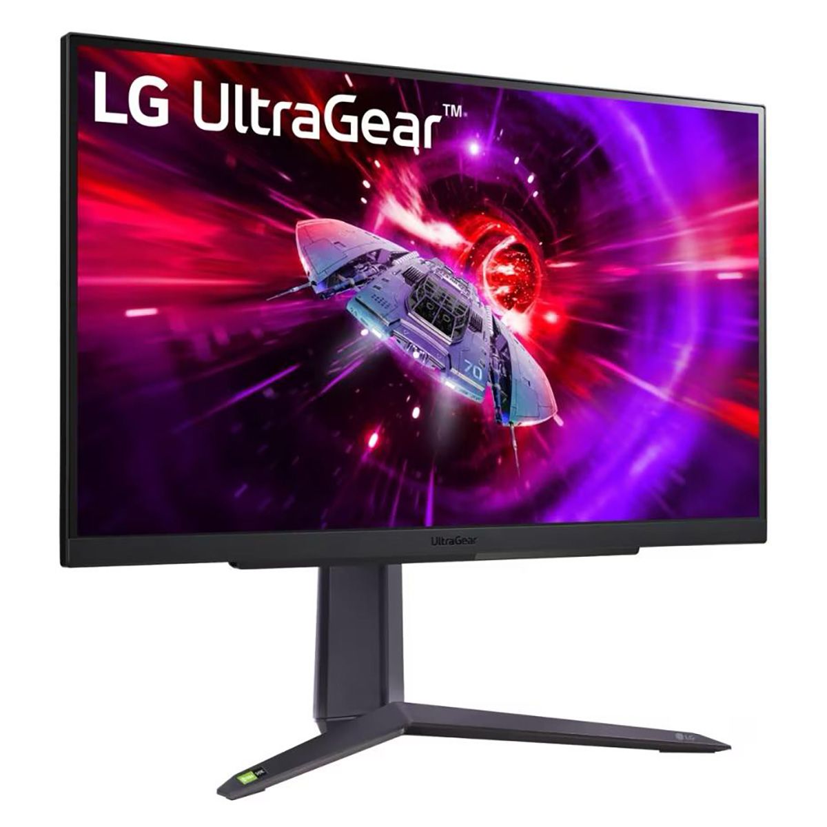 Монитор LG 27" 27GR75Q-B Black (IPS, 2560x1440, HDMI+HDMI+DP, 1 ms, 178°/178°, 300 cd/m, 1000:1, 165Hz)