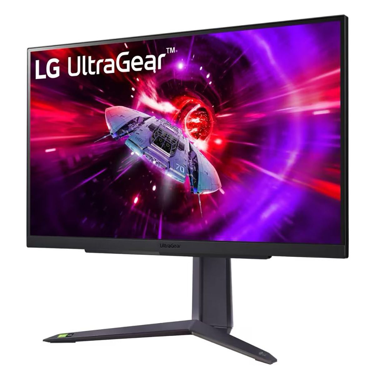 Монитор LG 27" 27GR75Q-B Black (IPS, 2560x1440, HDMI+HDMI+DP, 1 ms, 178°/178°, 300 cd/m, 1000:1, 165Hz)