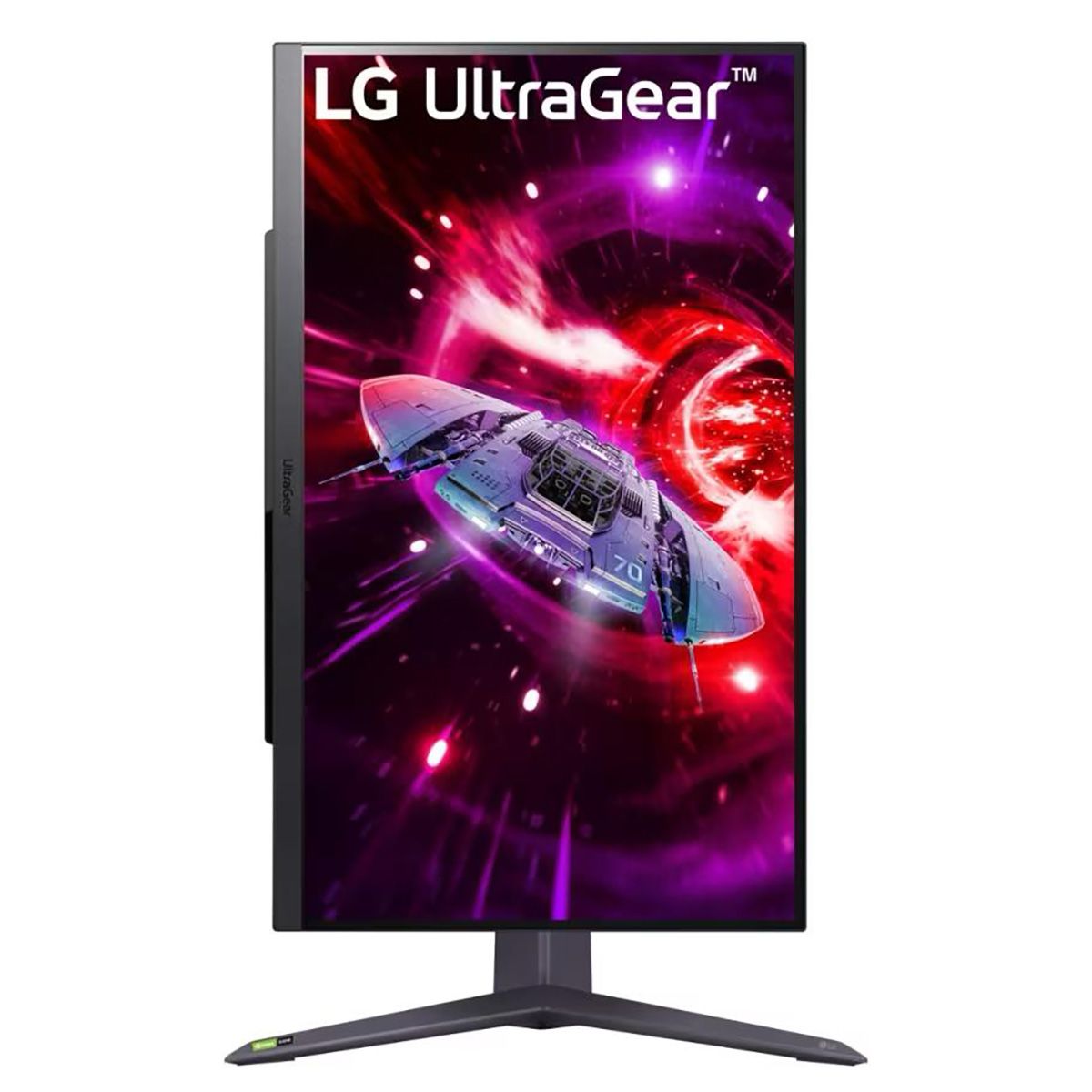 Монитор LG 27" 27GR75Q-B Black (IPS, 2560x1440, HDMI+HDMI+DP, 1 ms, 178°/178°, 300 cd/m, 1000:1, 165Hz)