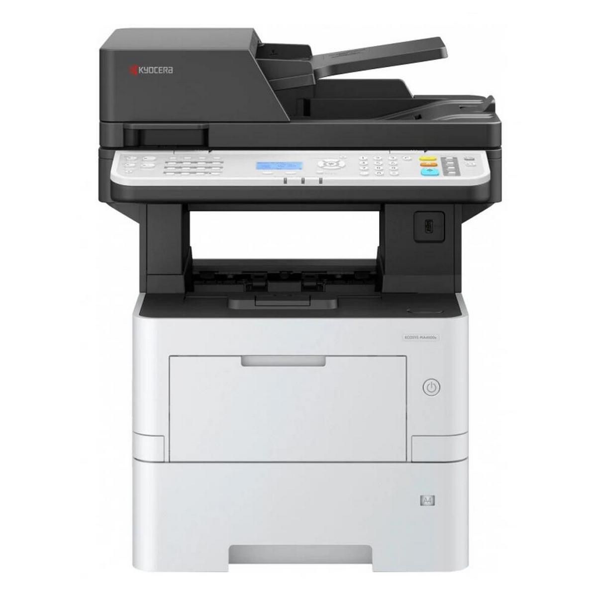 МФУ Kyocera ECOSYS MA4500x (P/S/C, черно-белая печать, А4, 45 стр/мин, 1200 х 1200 dpi, duplex, 1 024 МБ, USB 2.0, Gigabit Ethernet)