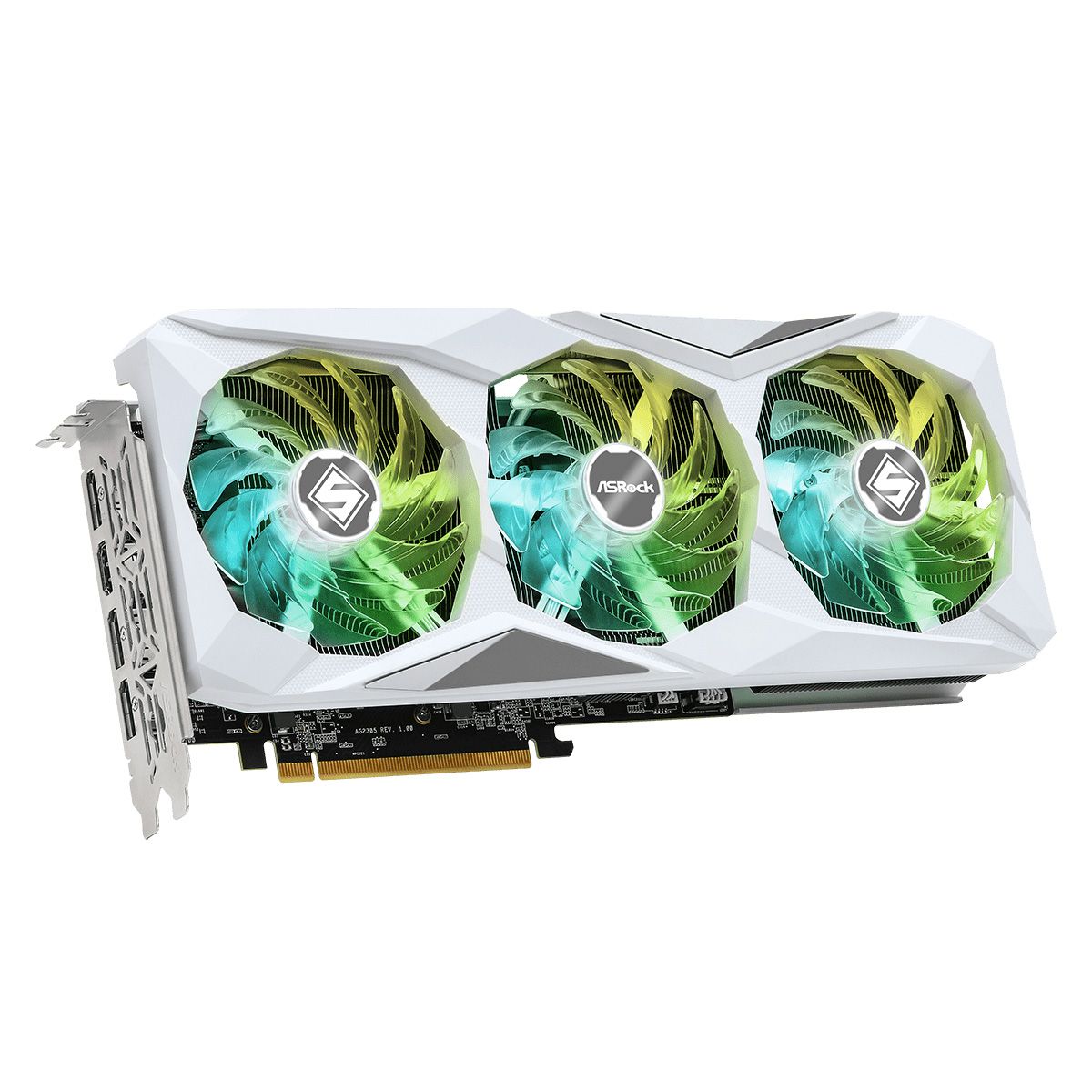 Видеокарта ASRock RX7600XT Steel Legend 16GB OC GDDR6 128-Bit HDMI DPx3 3FAN RTL