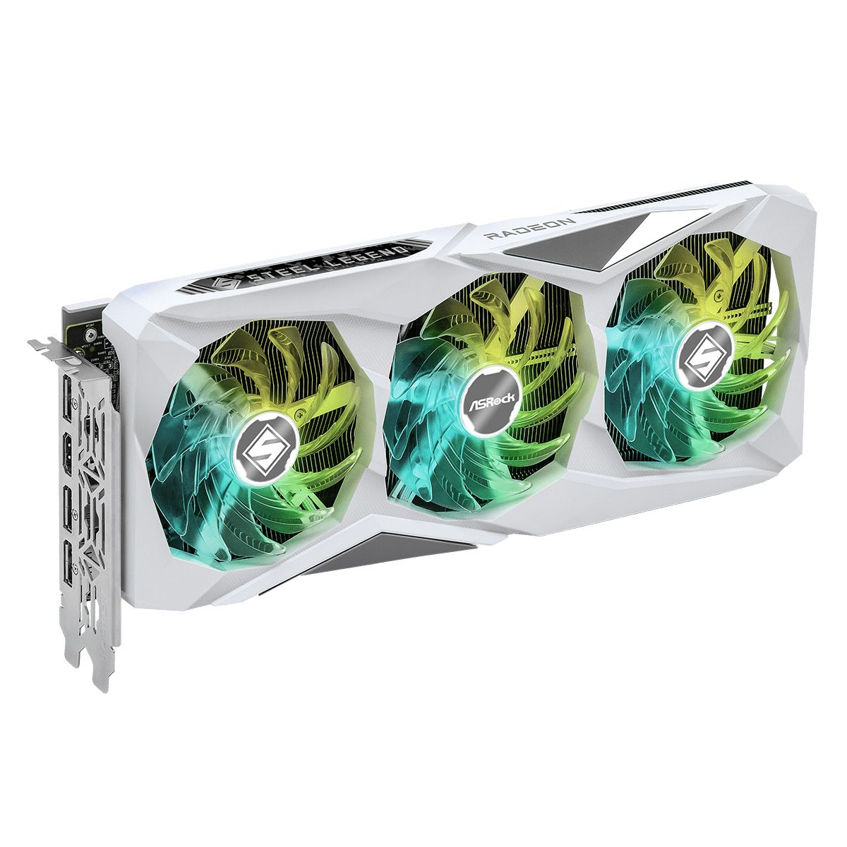 Видеокарта ASRock RX7600XT Steel Legend 16GB OC GDDR6 128-Bit HDMI DPx3 3FAN RTL