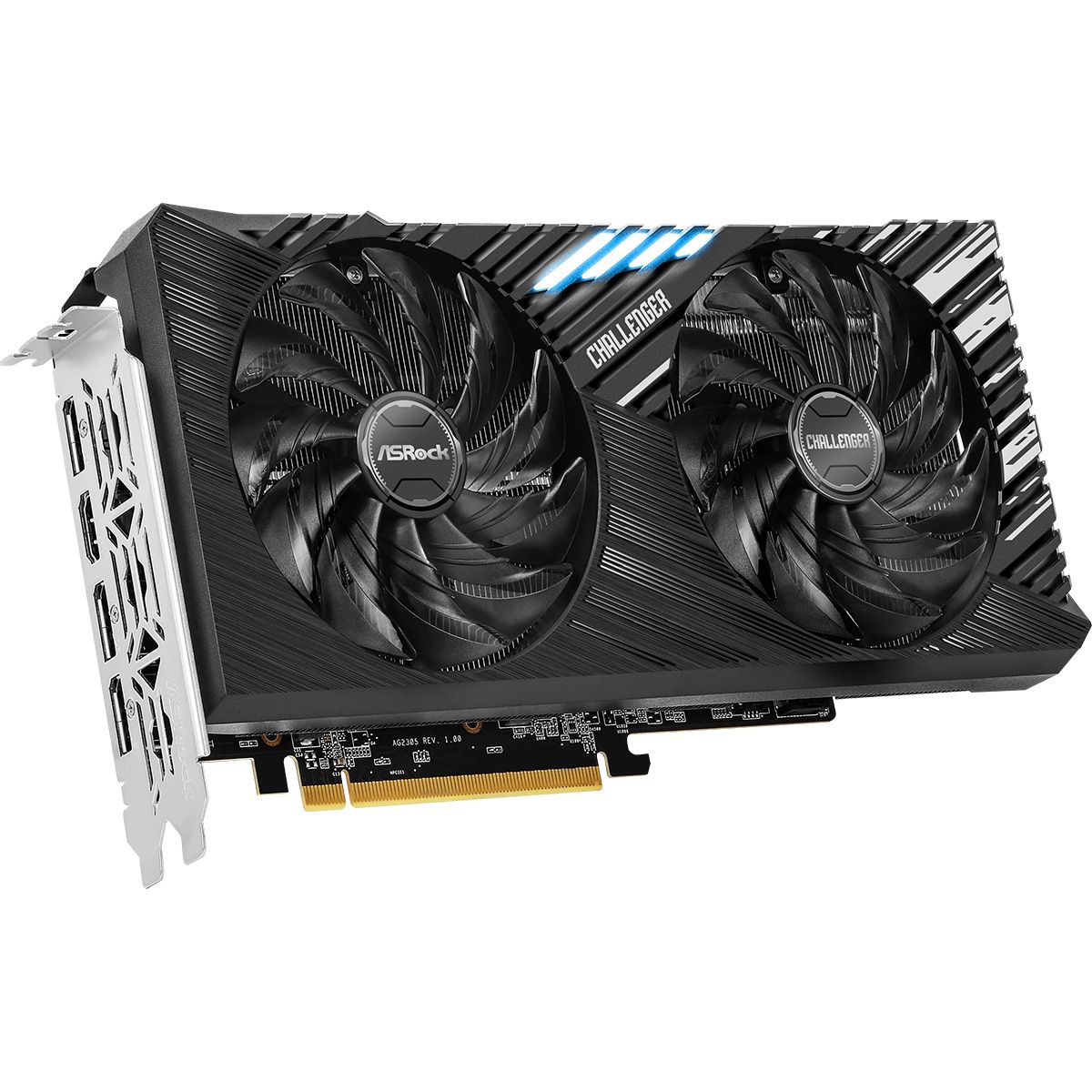 Видеокарта ASRock RX7600XT CHALLENGER OC 16GB GDDR6 128bit 3xDP HDMI 2FAN RTL