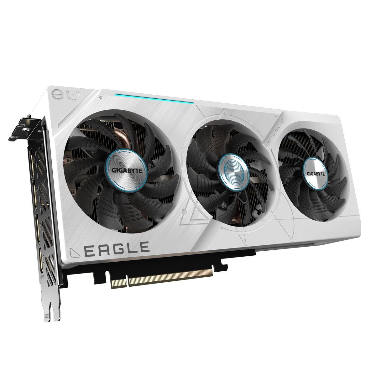 Видеокарта Gigabyte RTX4070SUPER EAGLE OC ICE 12GB GDDR6X 192-bit DPx3 HDMI 3FAN RTL