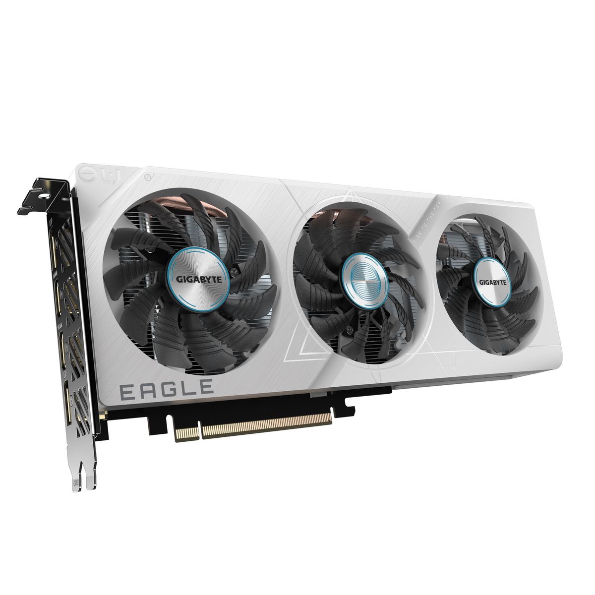 Видеокарта Gigabyte RTX4060 EAGLE OC ICE 8GB GDDR6 128bit 2xDP 2xHDMI 3FAN RTL