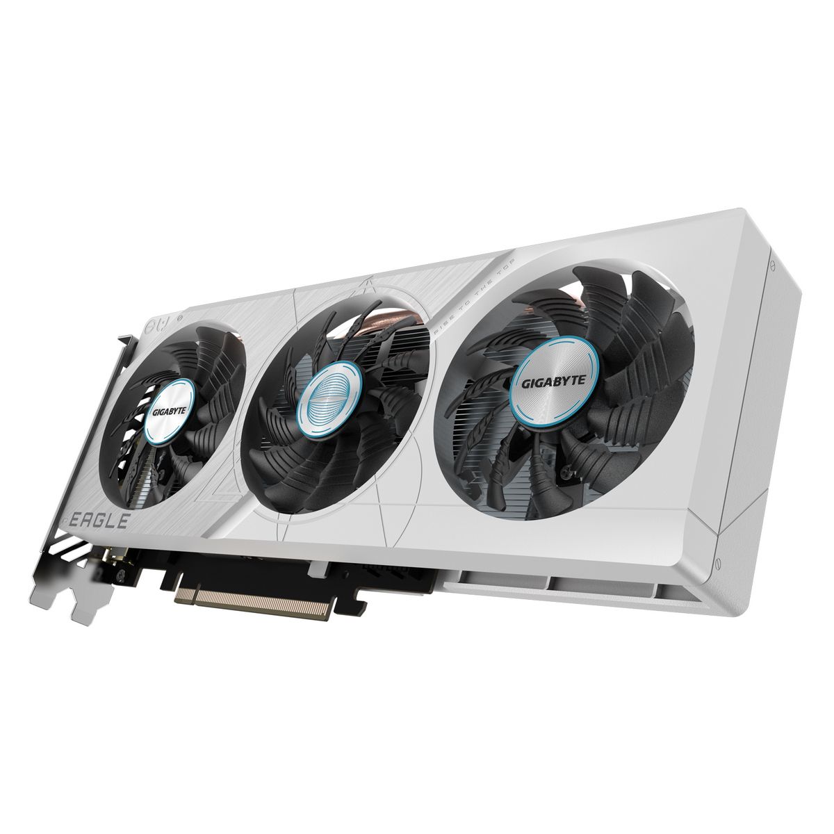 Видеокарта Gigabyte RTX4060 EAGLE OC ICE 8GB GDDR6 128bit 2xDP 2xHDMI 3FAN RTL