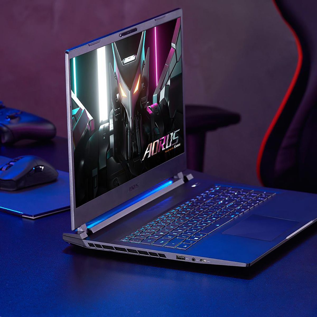 Ноутбук AORUS 17 BSF Intel Core i7-13620H/16Gb/SSD1Tb/17.3"/RTX 4070 8Gb/IPS/QHD/240Hz/Win11/Black (BSF-H3KZ654SH)