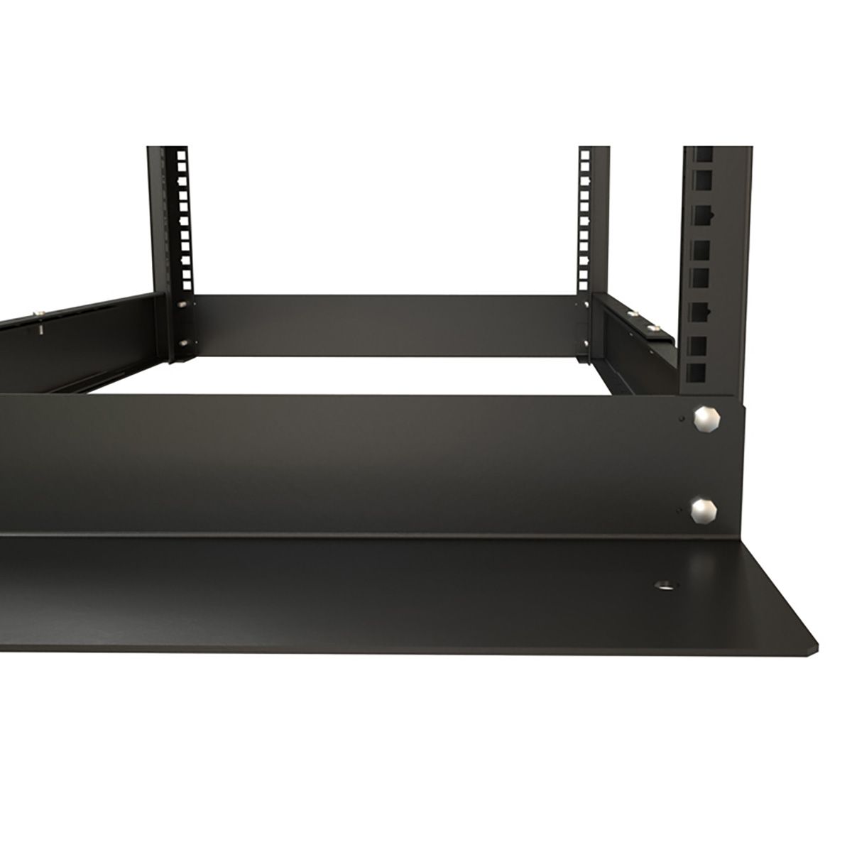 Шкаф Hyperline ORK2A-4781-RAL9005 Открытая стойка 47U высота 2426 мм, двухрамная, ширина 550 мм, глубина регулируется 800-1250 мм, цвет черный (RAL 9005)