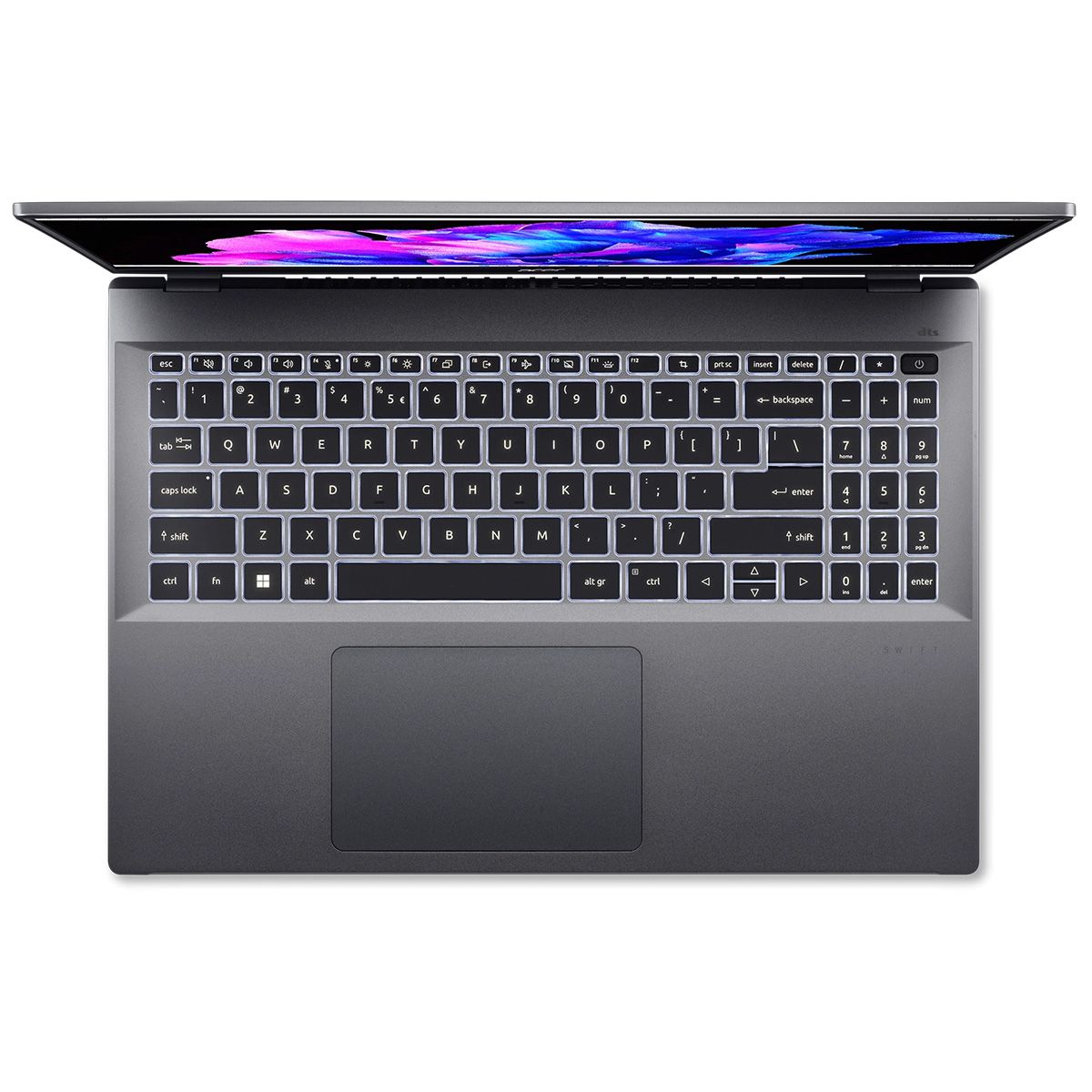 Ноутбук Acer Swift Go 16 SFG16-72-50UC Intel Core Ultra 5 125H/16Gb/SSD1Tb/16"/IPS/QHD+/60Hz/Win11/Iron (NX.KUBCD.002)