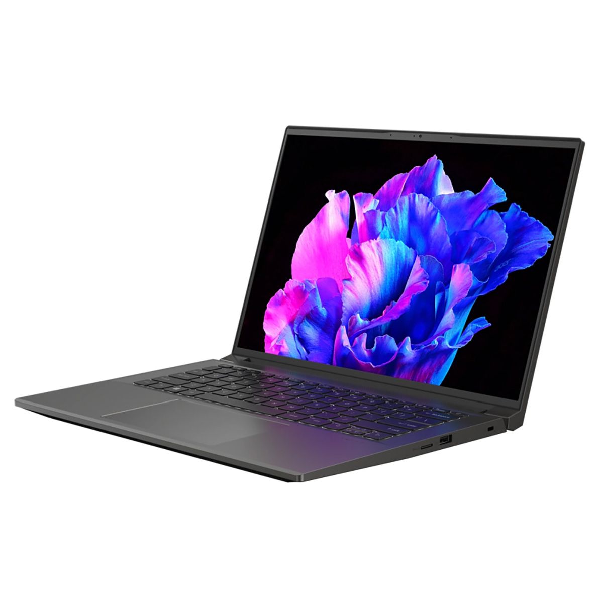 Ноутбук Acer Swift X 14 SFX14-72G-72DH Intel Core Ultra 7 155H/32Gb/SSD1024Gb/RTX4070 8Gb/14.5"/OLED/WQXGA+/120Hz/Win11/Iron (NX.KTUCD.001)