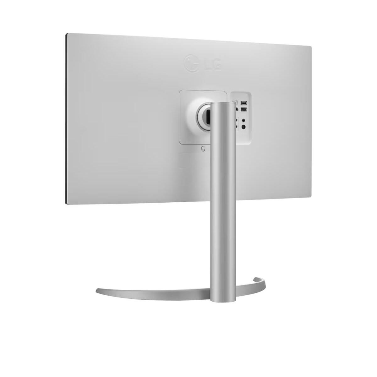 Монитор LG 27" 27UP850N-W White-Black (IPS, 3840x2160, HDMI+HDMI+DP+Type C, USB Hub, 5 ms, 178°/178°, 400 cd/m, 1000:1, 60Hz, MM, Pivot)