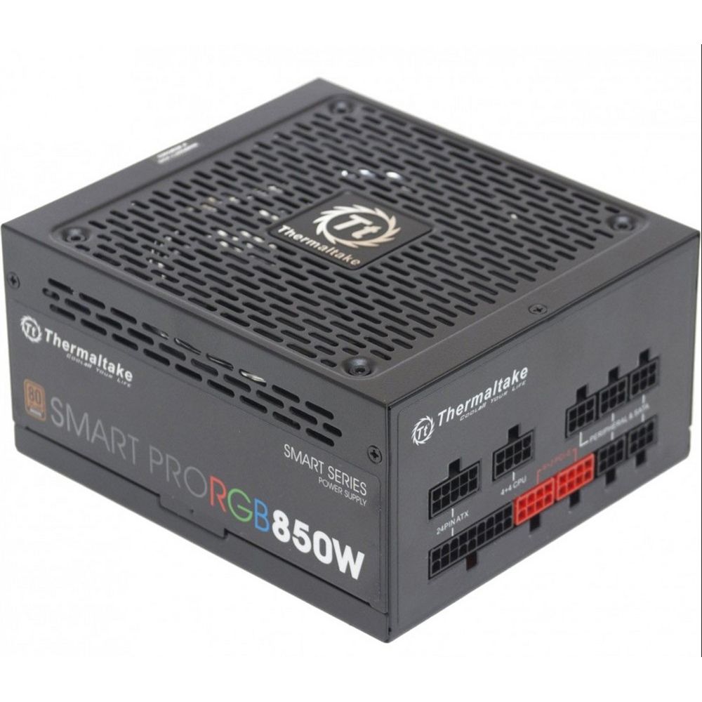 Блок питания Thermaltake Smart Pro RGB 850 SPR-850AH3FSB-R 850W, 80 Plus Bronze, полностью модульный (407429)