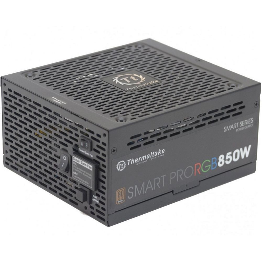 Блок питания Thermaltake Smart Pro RGB 850 SPR-850AH3FSB-R 850W, 80 Plus Bronze, полностью модульный (407429)