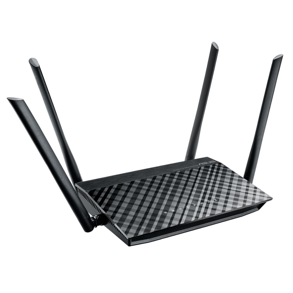 Маршрутизатор ASUS RT-AC1200 Dual-band 802.11ac Router 867Mbps(5GHz)+300Mbps(2.4GHz) EU/13/P_EU RTL {10}