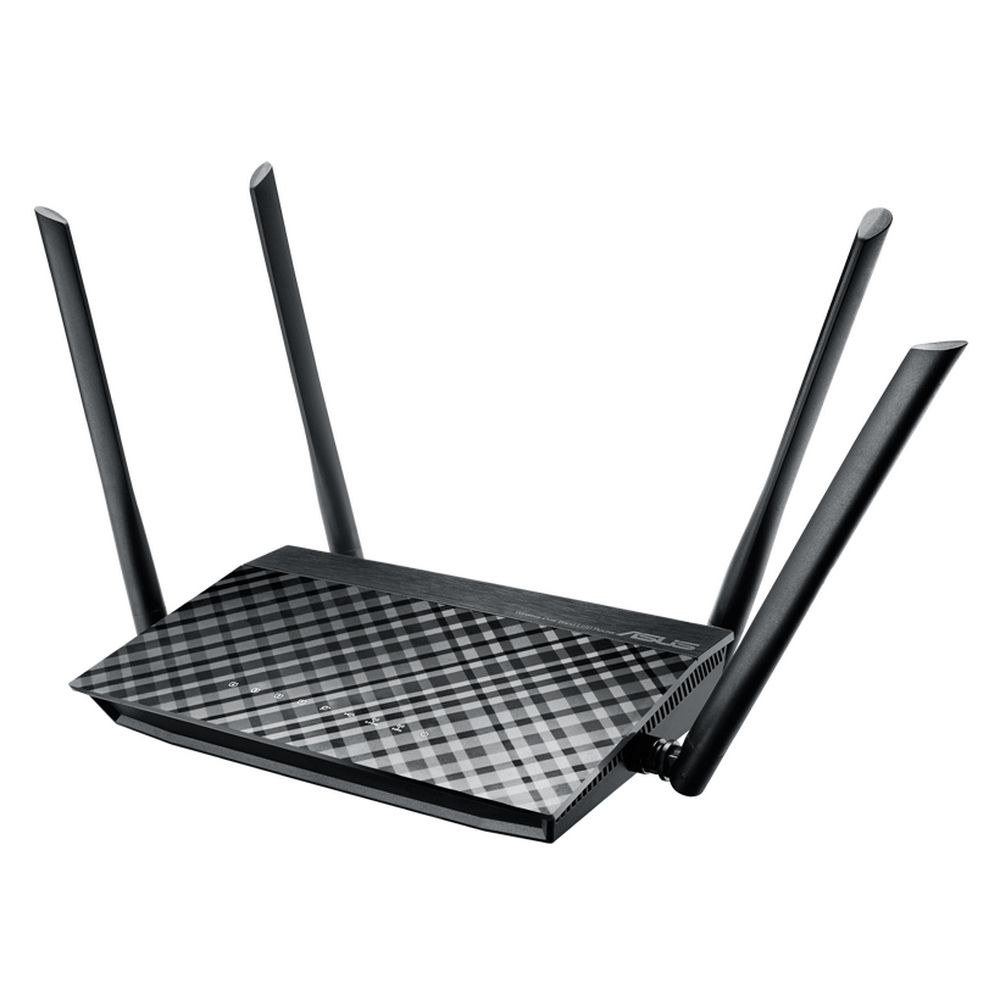 Маршрутизатор ASUS RT-AC1200 Dual-band 802.11ac Router 867Mbps(5GHz)+300Mbps(2.4GHz) EU/13/P_EU RTL {10}