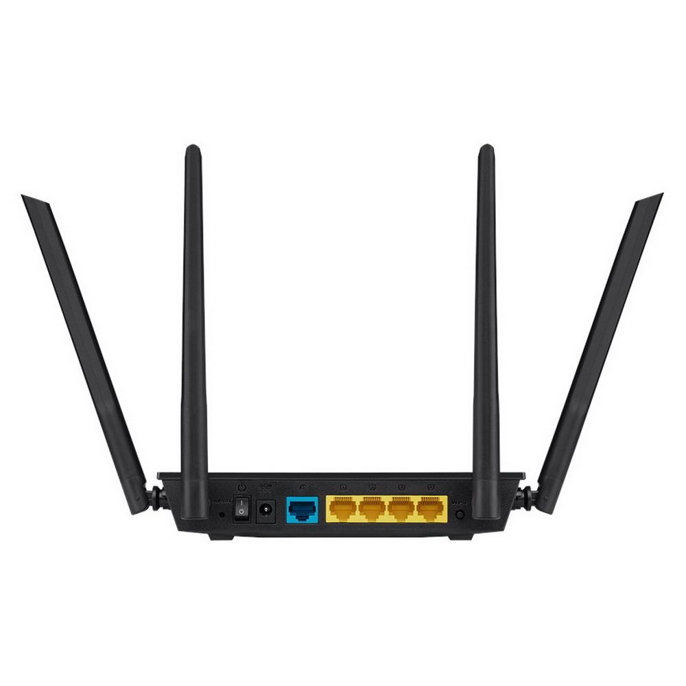 Маршрутизатор ASUS RT-AC1200 Dual-band 802.11ac Router 867Mbps(5GHz)+300Mbps(2.4GHz) EU/13/P_EU RTL {10}