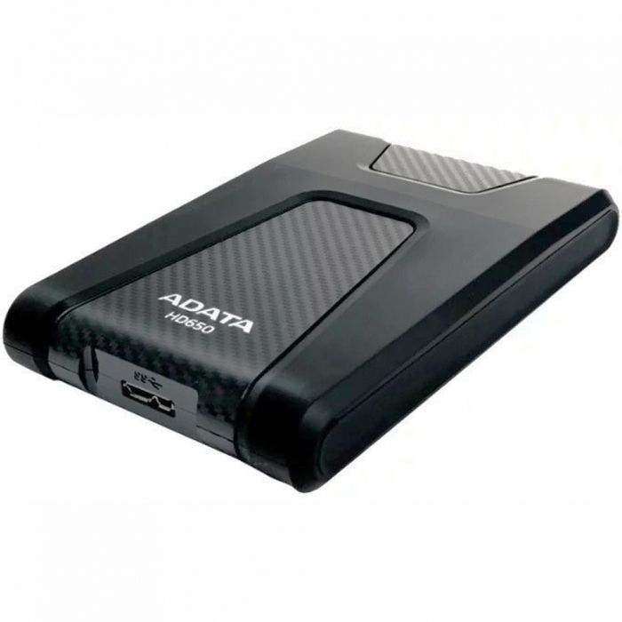 Жесткий диск внешний ADATA HD650 AHD650-4TU31-CBK 4TB 2.5" USB 3.1, LED indicator, Black, Retail {20}