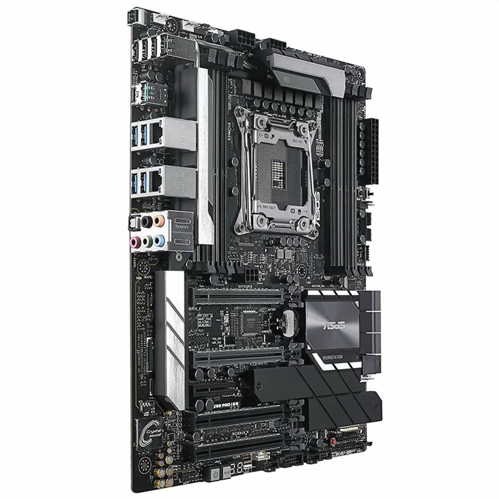 Материнская плата ASUS WS X299 PRO/SE LGA2066 ATX 8xDDR4 4xPCIEx16 PCIEx1 2xM.2 USB-C 2хGLAN {3} (813630)
