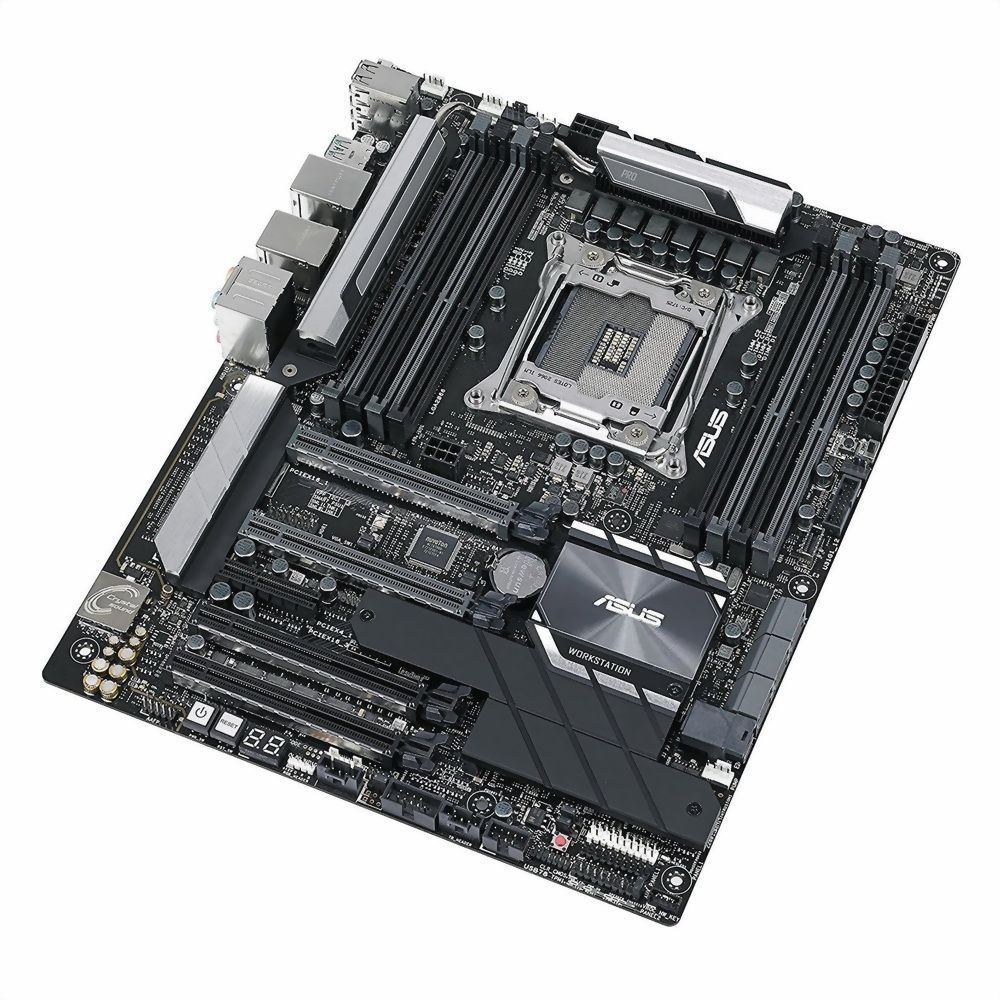 Материнская плата ASUS WS X299 PRO/SE LGA2066 ATX 8xDDR4 4xPCIEx16 PCIEx1 2xM.2 USB-C 2хGLAN {3} (813630)